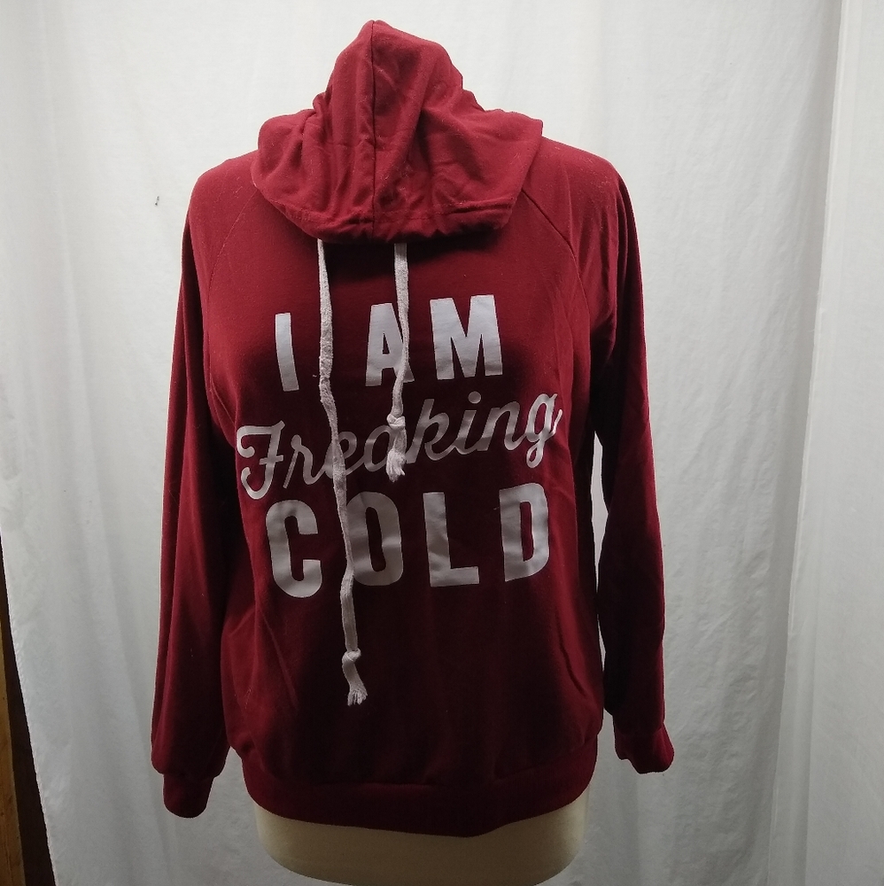 Women's Pullover Hoodie | Red | Large